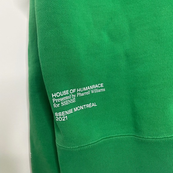 Adidas Humanrace Pharrell Williams SSENSE Limited Edition Sweatshirt Green L - Picture 10 of 10